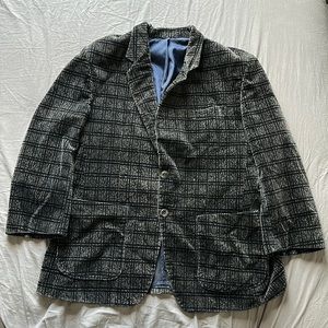 Vintage Winter Fall Black Blazer Jacket